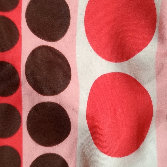 Ana Tankini SwimSuit Brown/Pink Polka Dot Size 8 - Picture 7 of 14